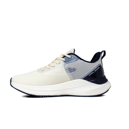 Light Weight CLT-2085 L BEIGE NAVY Running Shoes