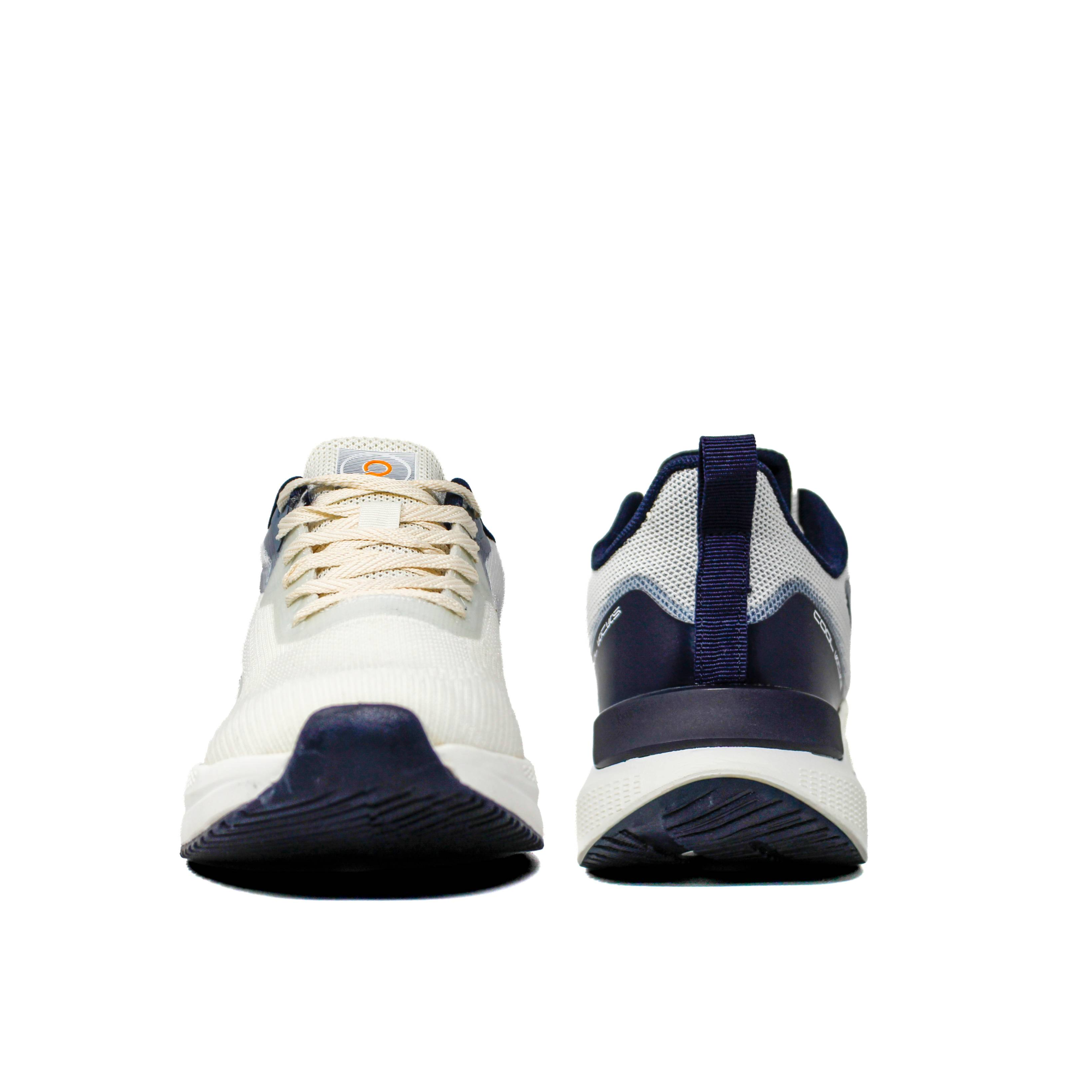 Light Weight CLT-2085 L BEIGE NAVY Running Shoes