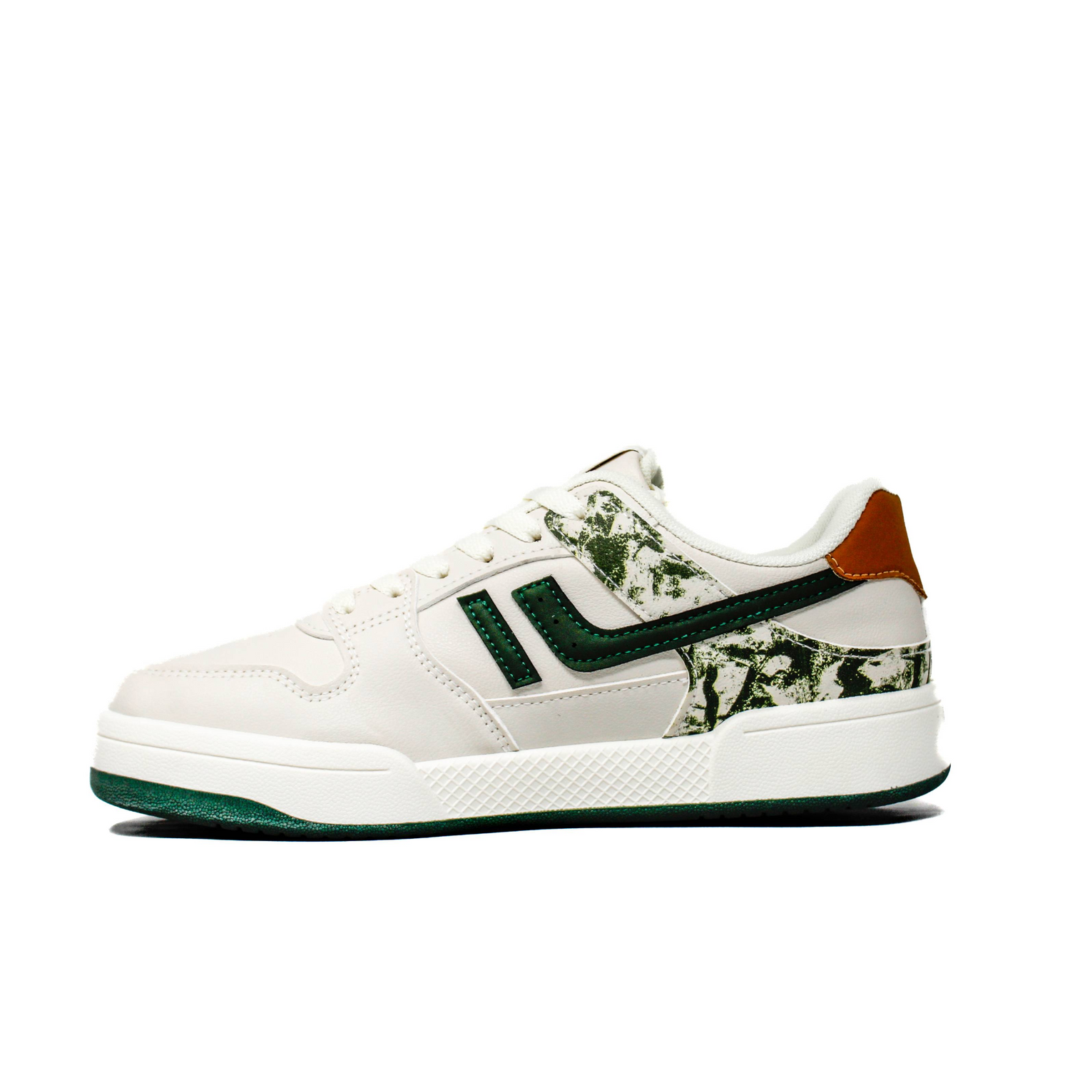 Light Weight CLT-6065 BEIGE GREEN Sneakers