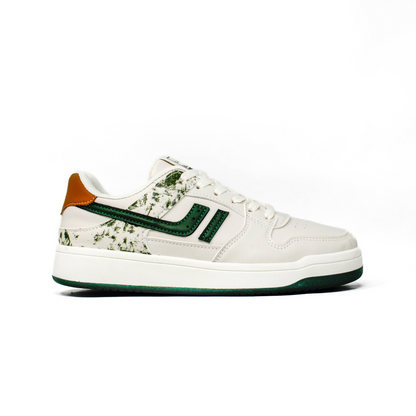 Light Weight CLT-6065 BEIGE GREEN Sneakers