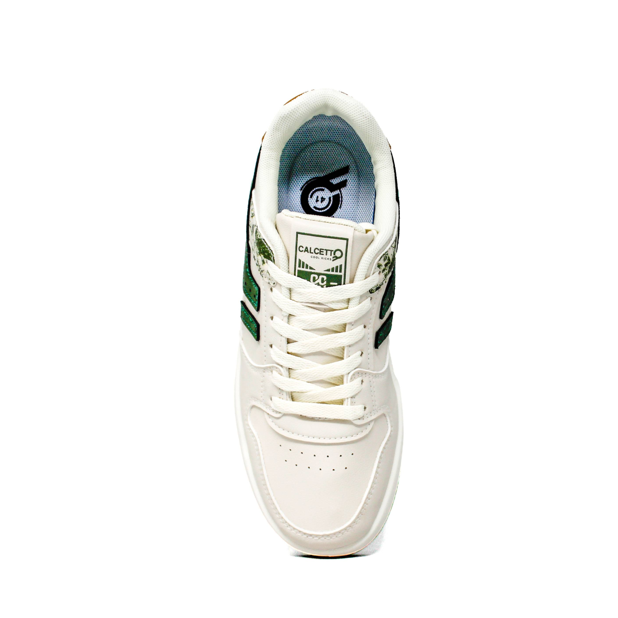 Light Weight CLT-6065 BEIGE GREEN Sneakers