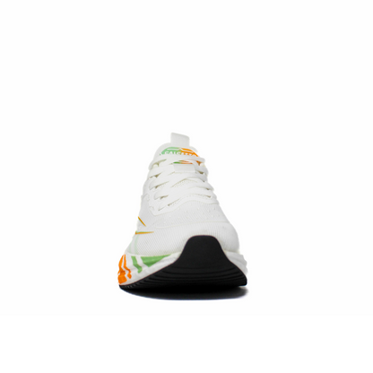 Light Weight CLT-1078 WHITE GREEN Running Shoes