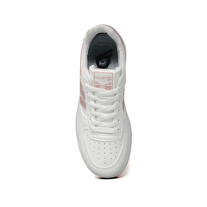 Light Weight CLT-9846 WHITE PINK Running Shoes