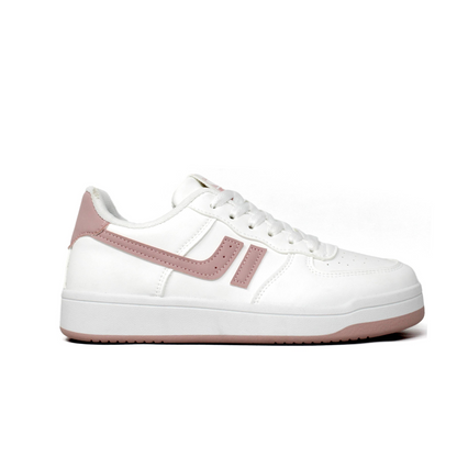 Light Weight CLT-9846 WHITE PINK Running Shoes