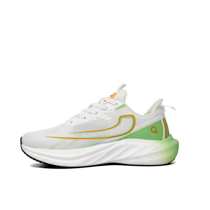 Light Weight CLT-1078 WHITE GREEN Running Shoes