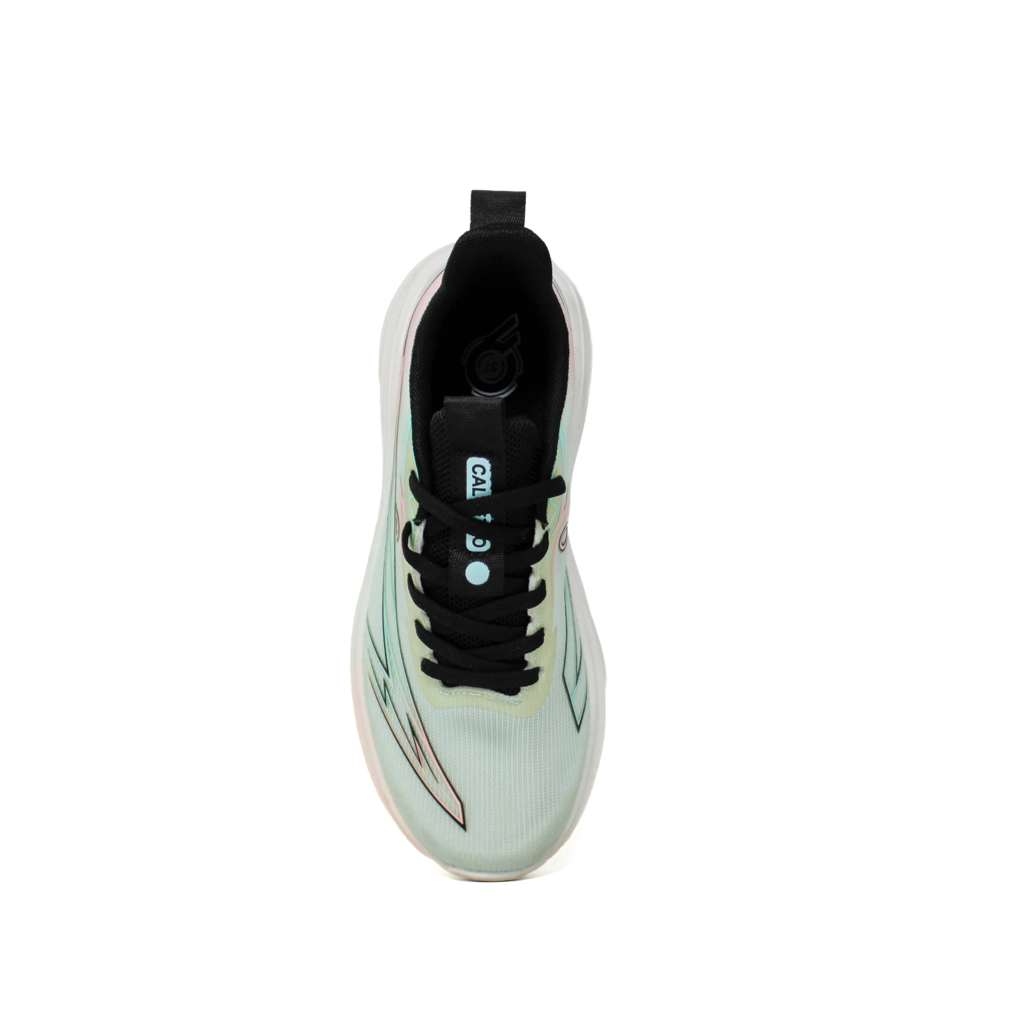 Light Weight CLT-9847 GREEN PINK Running Shoes