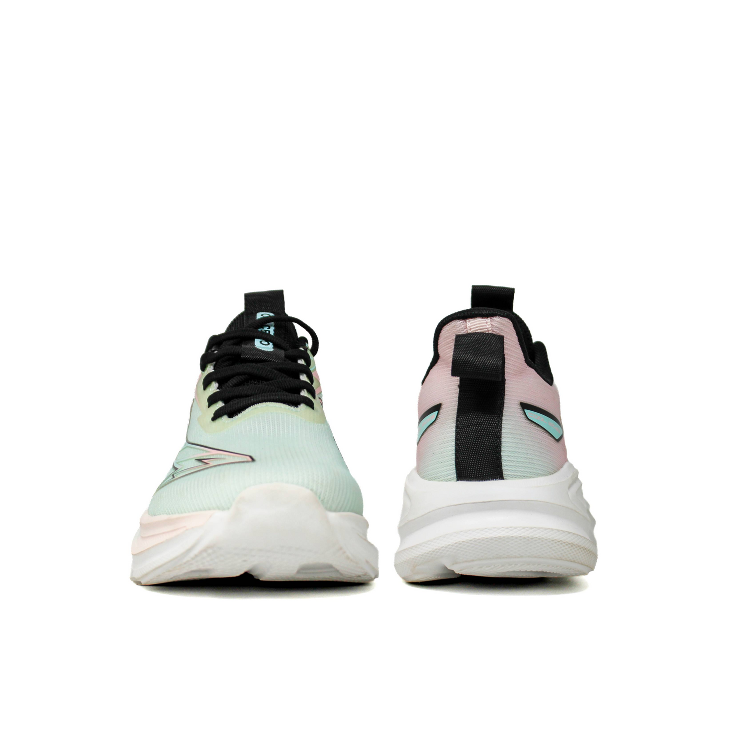 Light Weight CLT-9847 GREEN PINK Running Shoes