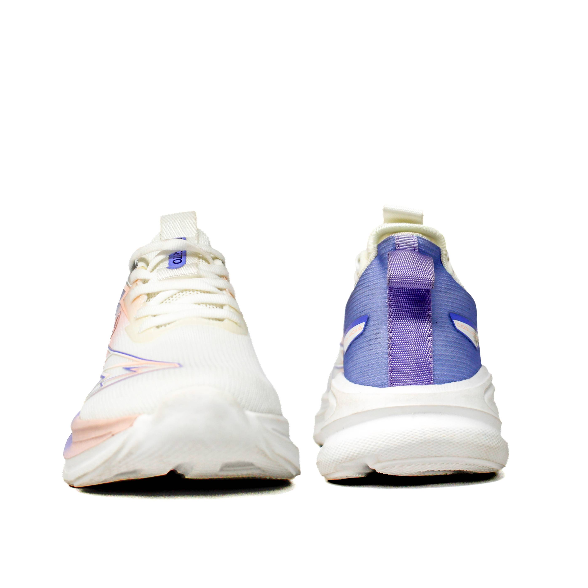 Light Weight CLT-9847 WHT PINK PURPL Running Shoes