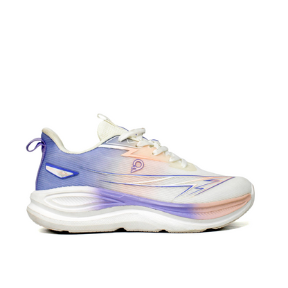 Light Weight CLT-9847 WHT PINK PURPL Running Shoes