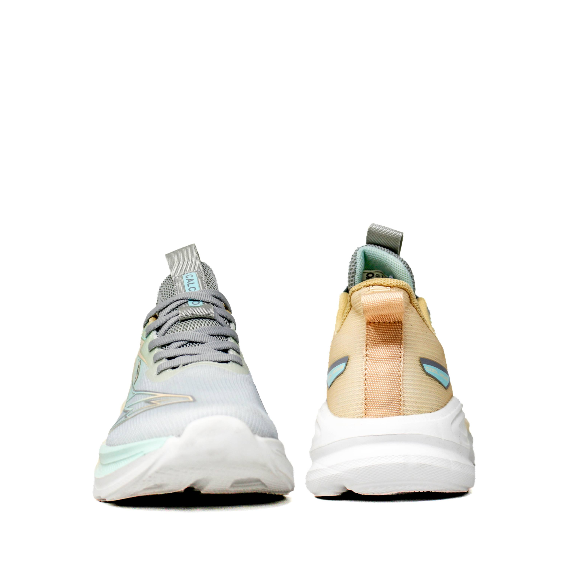 Light Weight CLT-9847 L GREY GREEN Running Shoes