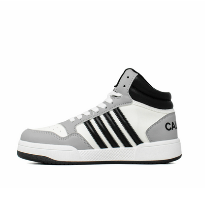 Light Weight CLT-9852 WHITE GREY BLK Running Shoes