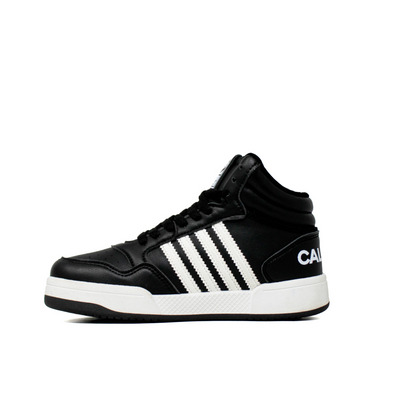 Light Weight CLT-9852 BLACK WHITE Running Shoes