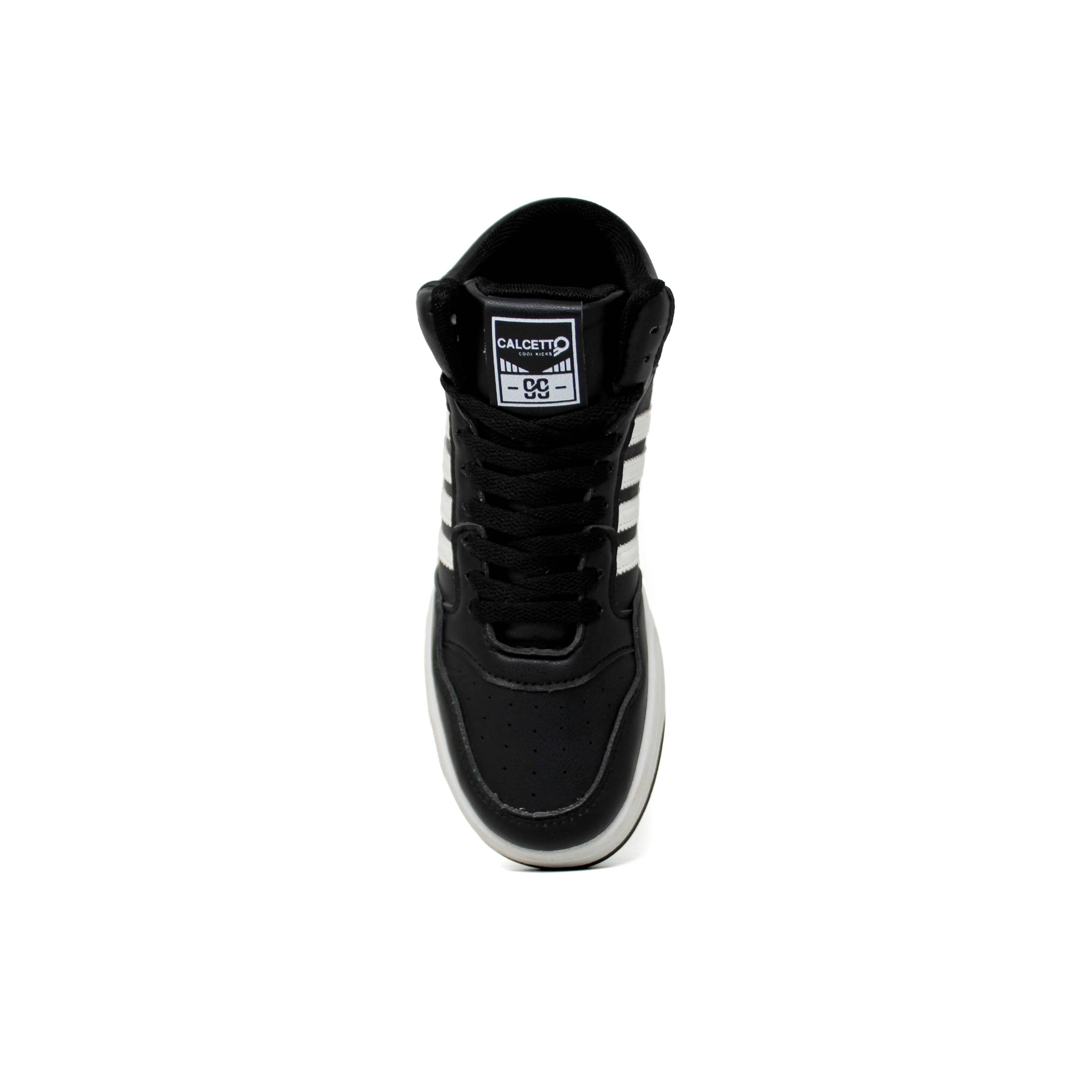 Light Weight CLT-9852 BLACK WHITE Running Shoes