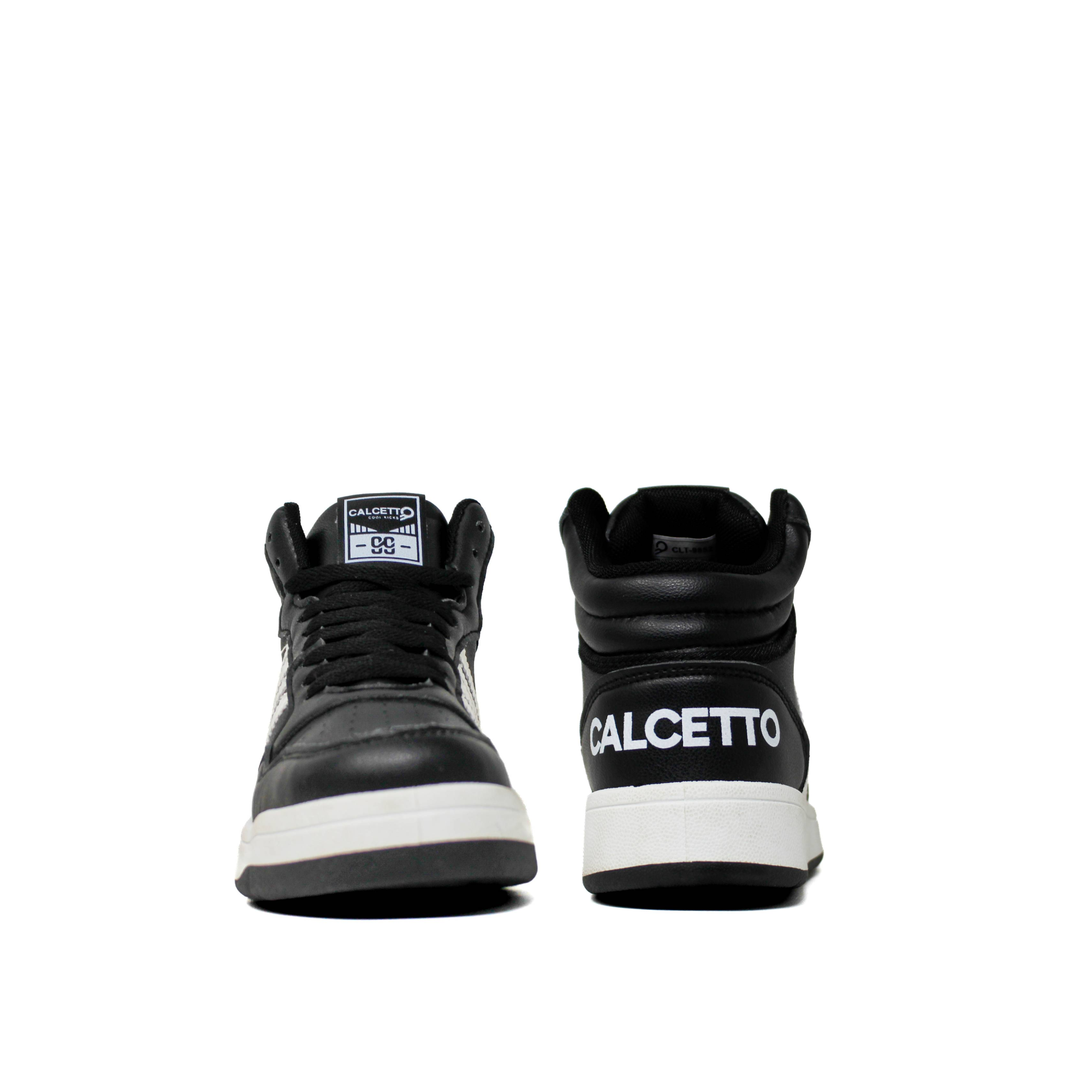 Light Weight CLT-9852 BLACK WHITE Running Shoes