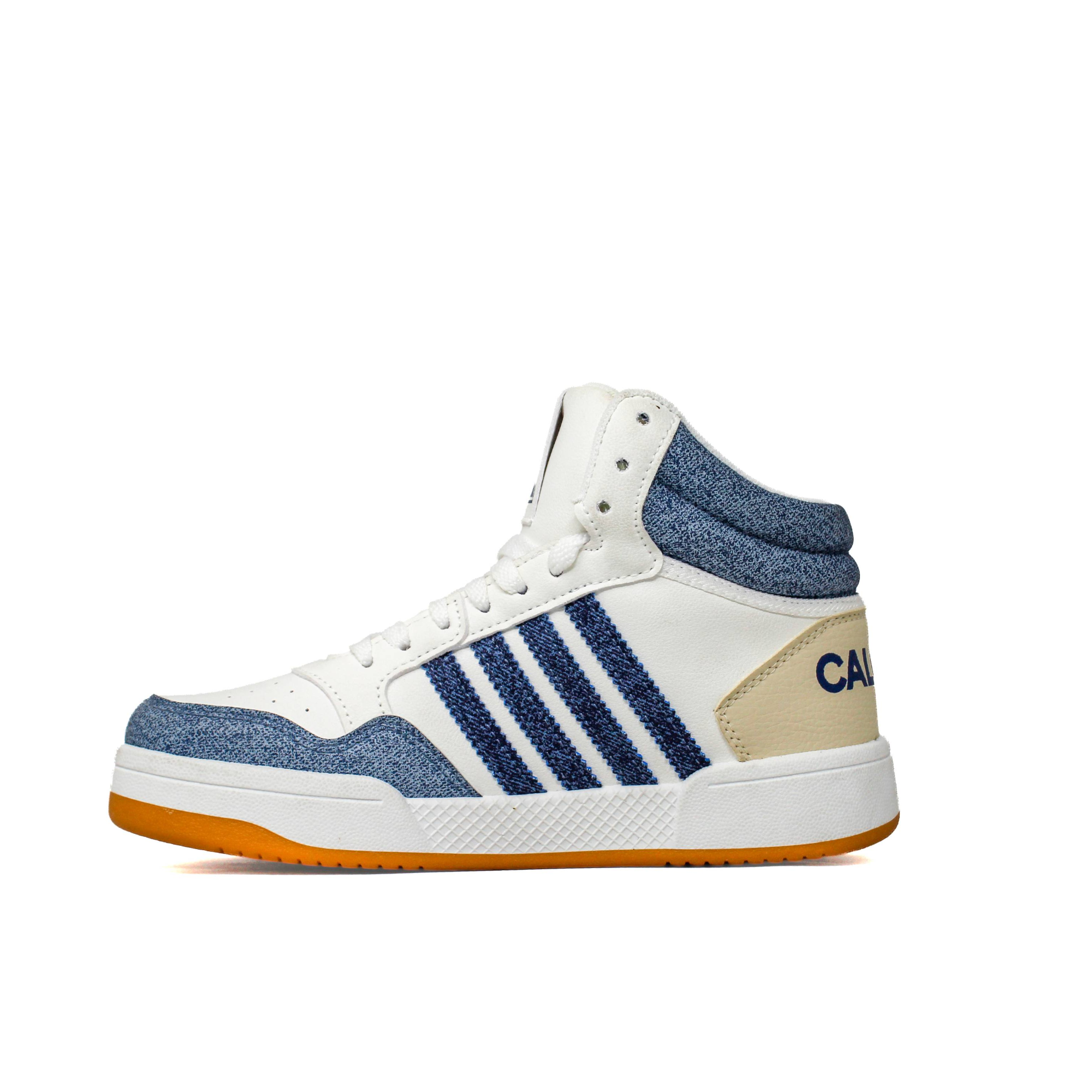 Light Weight CLT-9852 WHITE BLUE Running Shoes