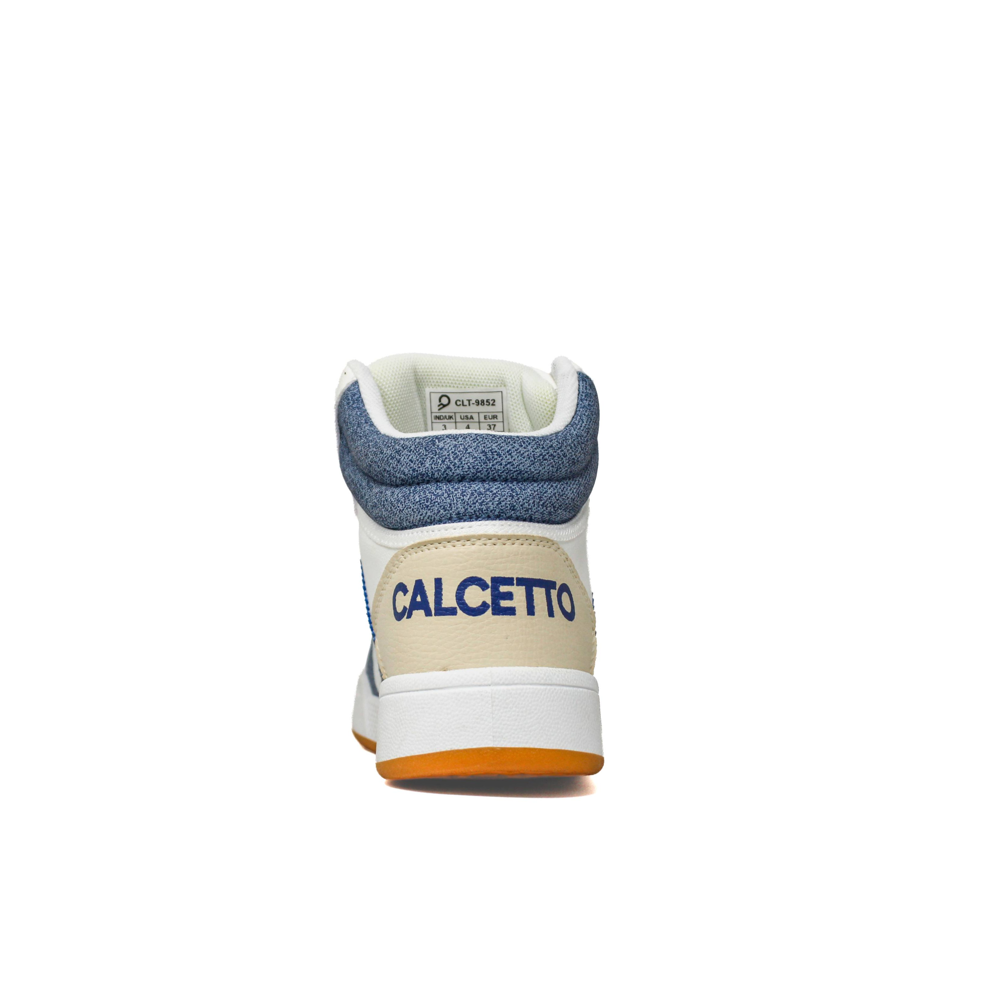 Light Weight CLT-9852 WHITE BLUE Running Shoes