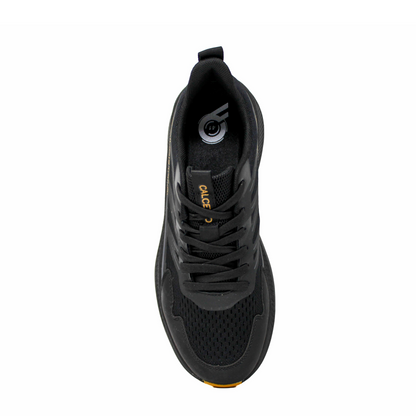 Light Weight CLT-1071 BLACK GOLD Running Shoes