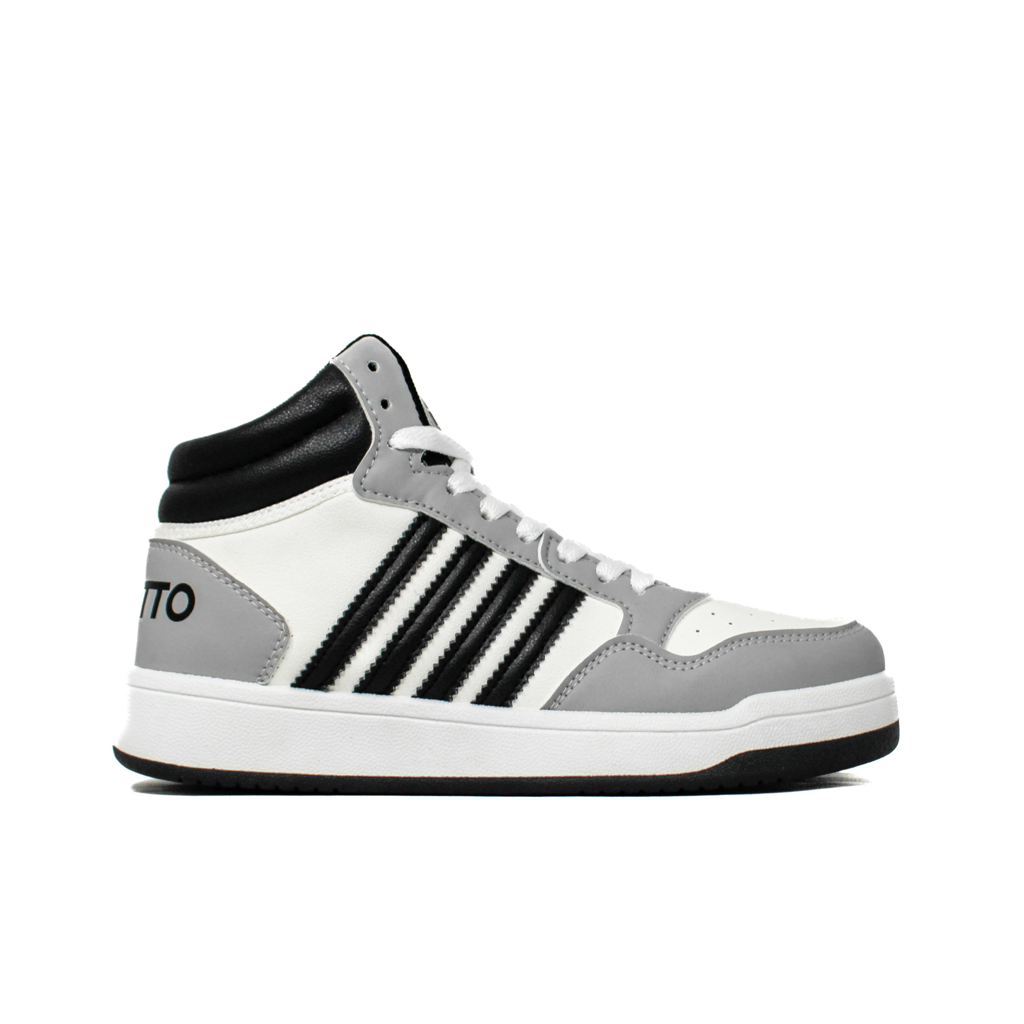 Light Weight CLT-9852 WHITE GREY BLK Running Shoes