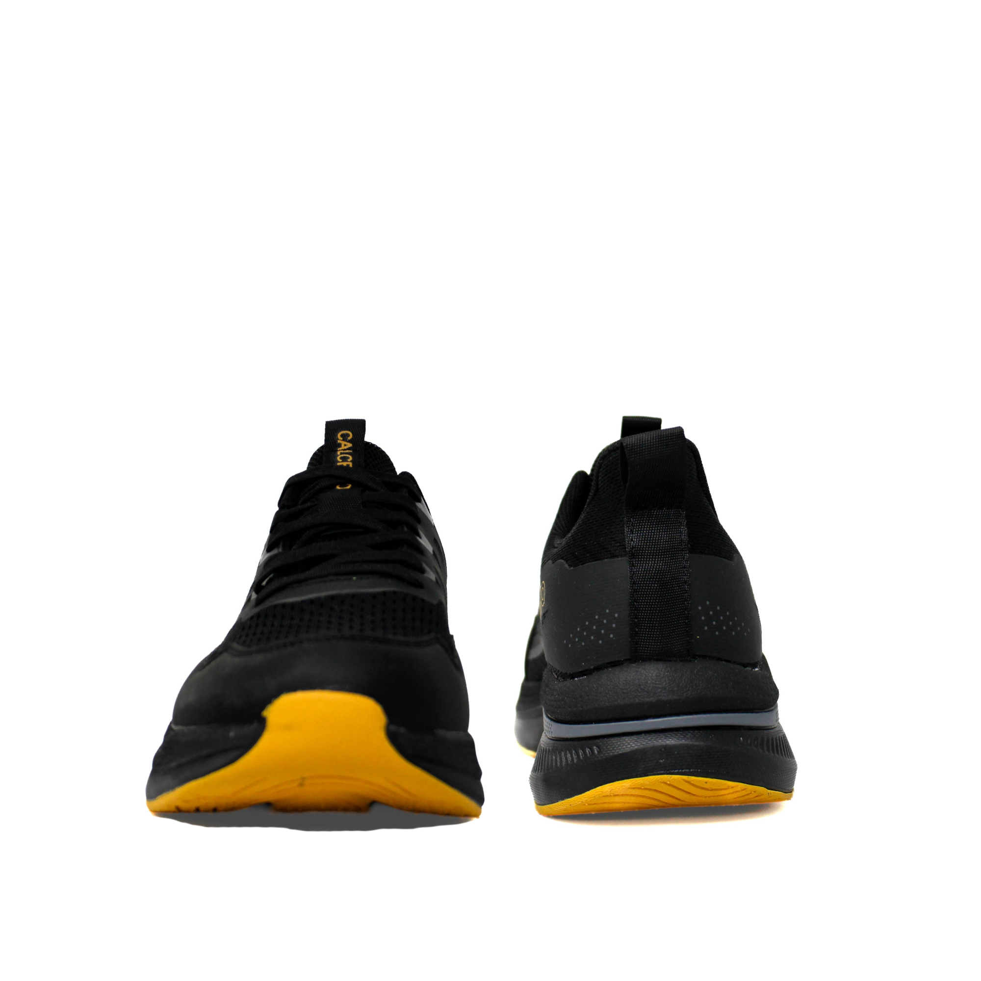 Light Weight CLT-1071 BLACK GOLD Running Shoes