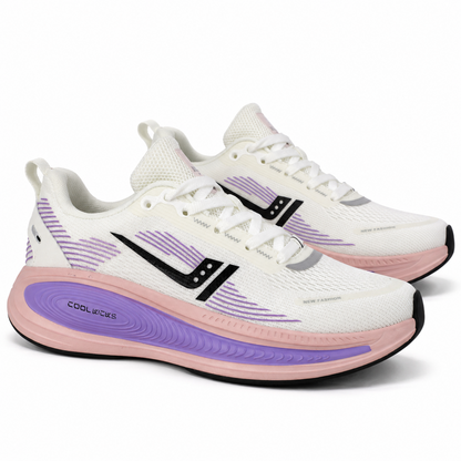 Women CLT-9844 Sports White Purple